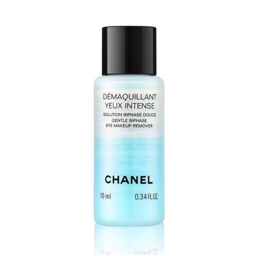 Lot of 2‎  CHANEL DEMAQUILLANT YEUX INTENSE BIPHASE EYE MAKEUP REMOVER .34oz NEW